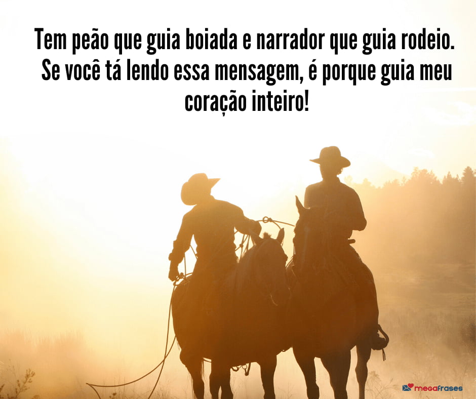 Frases de Cowboy e Cowgirl para Status e Facebook! 🐎